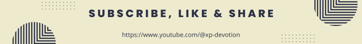 advertisement for the YouTube channel XP Devotion
